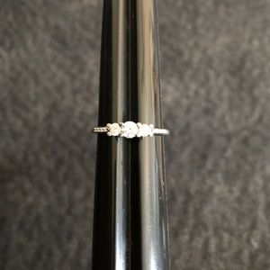 Pandora 925 Silver Ring with Cubic Zirconias